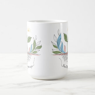 Taza De Café Diseño de brotes de plantas minimalistas | Nuevos 