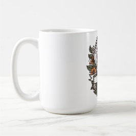 Taza De Café Diseño de búho retro barn 'I do hoot'