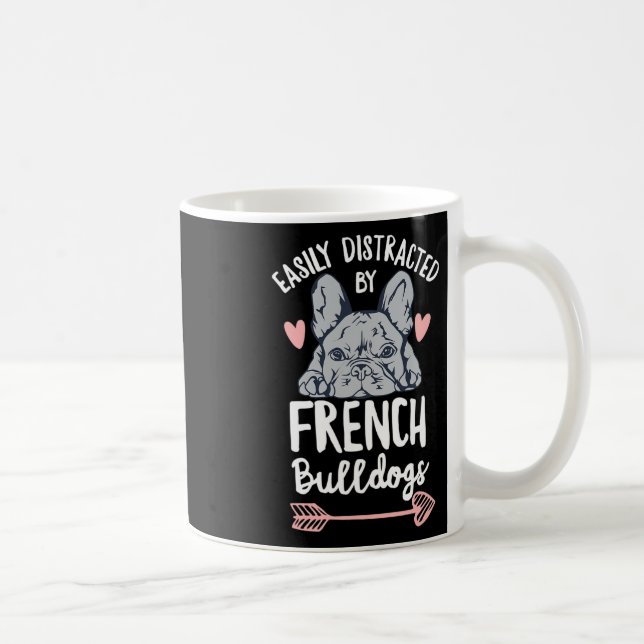 Taza De Café Diseño De bulldog Para Un Propietario Francés (Derecha)