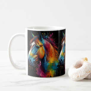 Taza De Café Diseño de caballos