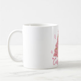 Taza De Café Diseño de café de árbol de Navidad alegre y cafein