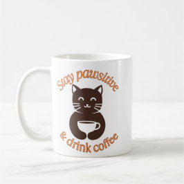 Taza De Café Diseño de café para gato conservador