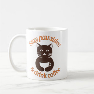 Taza De Café Diseño de café para gato conservador
