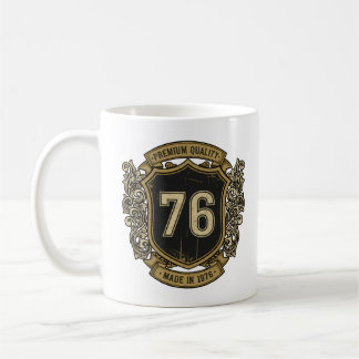 Taza De Café Diseño de calidad premium con escudo vintage hecho