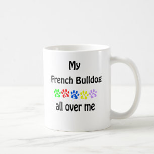 Taza De Café Diseño de caminatas de Bulldog en francés