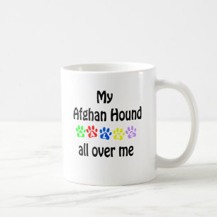 Taza De Café Diseño de caminatas de hound afganas