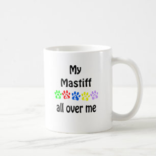 Taza De Café Diseño de caminatas de mastiff