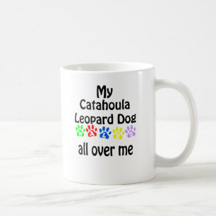 Taza De Café Diseño de Caminatas de Perro Leopardo de Catahoula