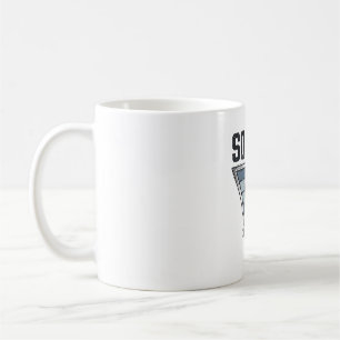 Taza De Café Diseño de camiseta con insignia triangular de baló