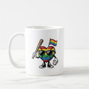 Taza De Café Diseño de camiseta de béisbol de orgullo Vintage R