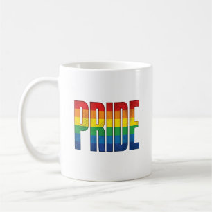 Taza De Café Diseño de camiseta de tipografía Vintage Rainbow P