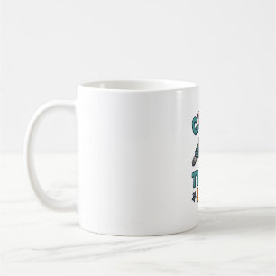 Taza De Café Diseño de camiseta de tortuga marina vintage Crazy