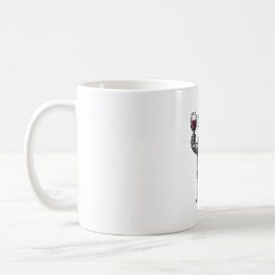 Taza De Café Diseño de camiseta de tortuga vintage sosteniendo