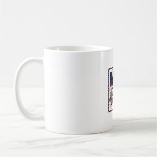 Taza De Café Diseño de camiseta patriótica Vintage Feliz 4 de J