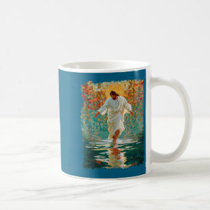 Taza De Café diseño de camiseta sin mangas vintage iglesia jesu