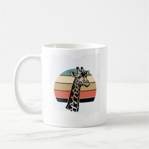 Taza De Café Diseño de camiseta vectorial de safari de puesta d