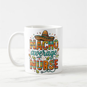 Taza De Café Diseño de camiseta vectorial fiesta de enfermera p