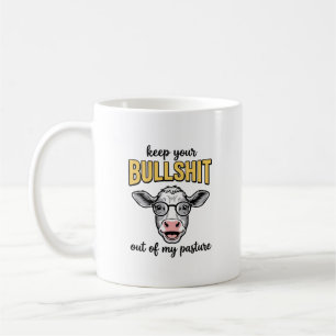 Taza De Café Diseño de camiseta vintage divertida de pastizal d