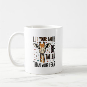 Taza De Café Diseño de camiseta vintage inspirador de jirafa de