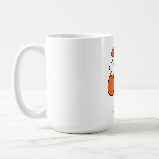 Taza De Café Diseño de camisetas de calabaza para hombres (Izquierda)