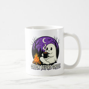 Taza De Café Diseño de camping de café fantasma