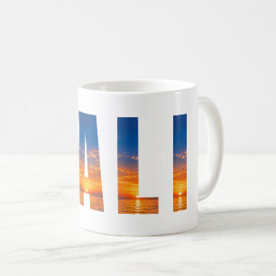 Taza De Café Diseño de carta de foto personalizada de BALI