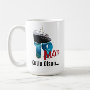 Taza De Café Diseño de cartel de ilustración vectorial del 19 d