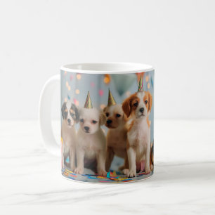 Taza De Café Diseño de Celebración de Fiesta de Cumpleaños de C
