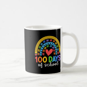 Taza De Café Diseño De Celebración Del Arcoiris Escolar Durante