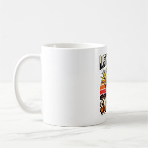 Taza De Café Diseño de cementerio divertido de Halloween Vamos