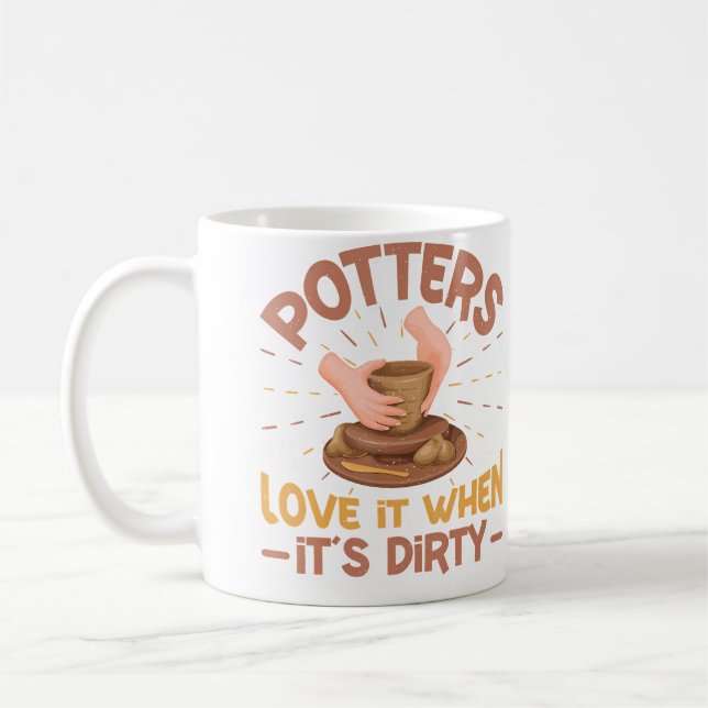 Taza De Café Diseño de Cerámica (Izquierda)