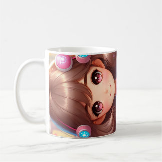 Taza De Café Diseño de chica lindo