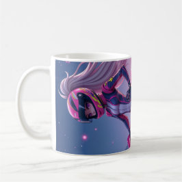 Taza De Café Diseño de Chica rosa