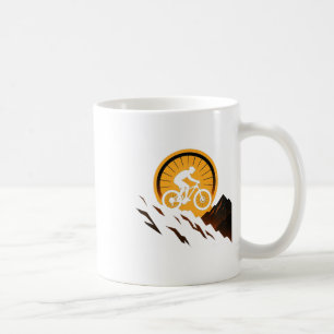 Taza De Café Diseño de ciclismo cuesta abajo Explorador de send