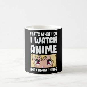 Taza De Café Diseño de cita de Anime   Veo Anime