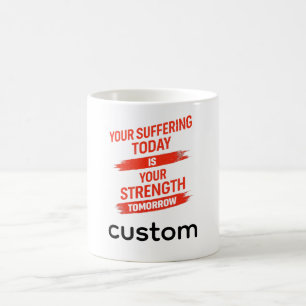 Taza De Café Diseño de Cita de Motivación