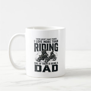 Taza De Café Diseño de cita de motocross de grabado vintage Rid