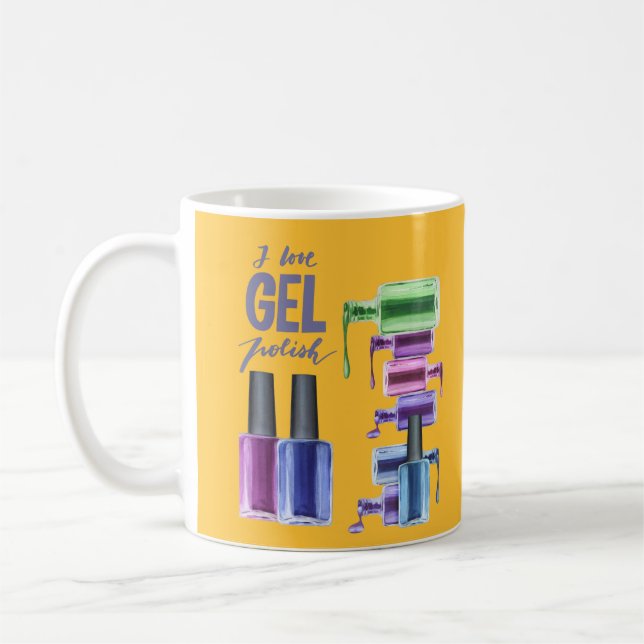 TAZA DE CAFÉ DISEÑO DE CITA DE NAILS (Izquierda)