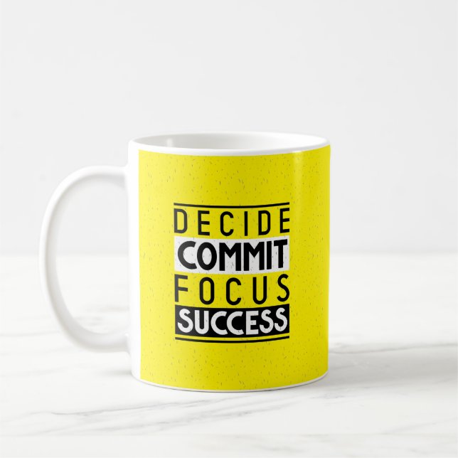 Taza De Café Diseño de citas motivacionales para los logros (Izquierda)