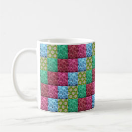 Taza De Café diseño de colcha floral