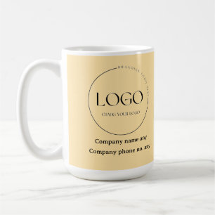 Taza De Café Diseño de color del coronel Mostaza Negocio person