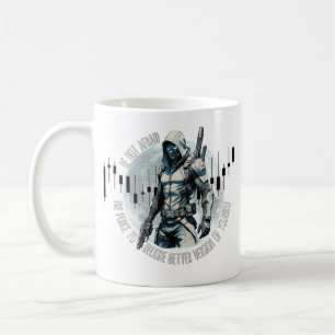 Taza De Café diseño de comercio de fantasía Ciberpunk Creci
