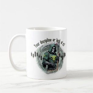 Taza De Café Diseño de comercio de fantasía   La Parca   motiva