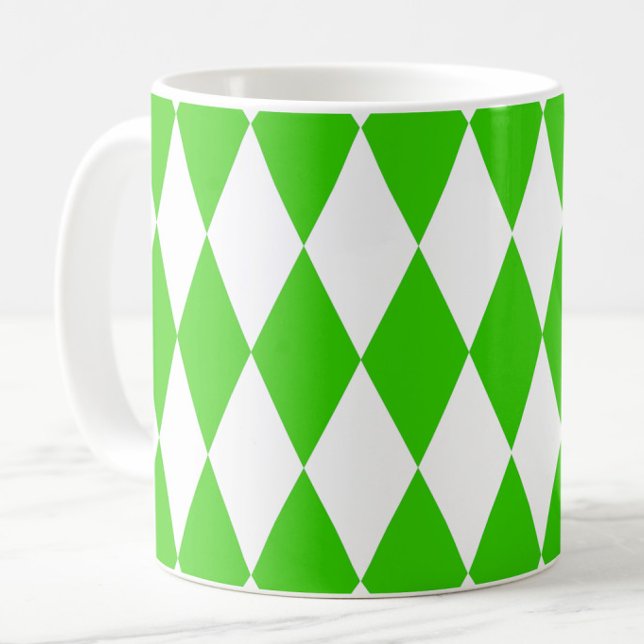 Taza De Café Diseño de comprobadores de diamantes de Harlequin  (Subido por el creador)