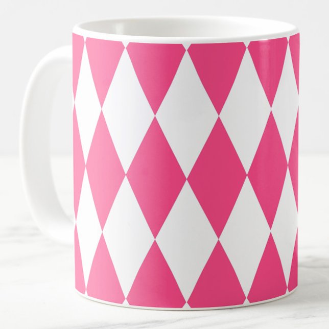 Taza De Café Diseño de comprobadores de diamantes de Harlequin  (Subido por el creador)