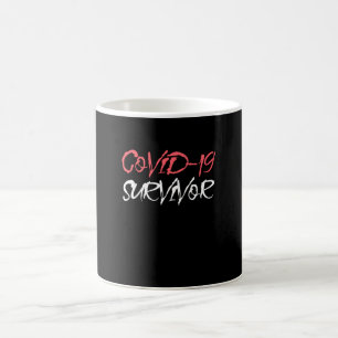 Taza De Café Diseño de Conciencia sobre Supervivientes de Virus