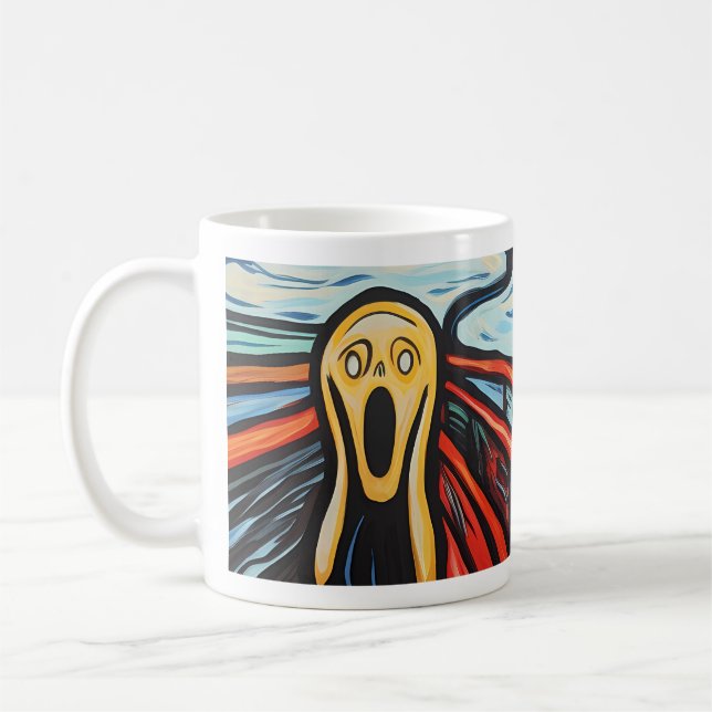Taza De Café Diseño de crema (Izquierda)