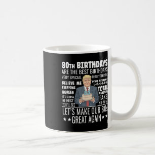 Taza De Café Diseño de cumpleaños 80 - Cumpleaños con cita dive