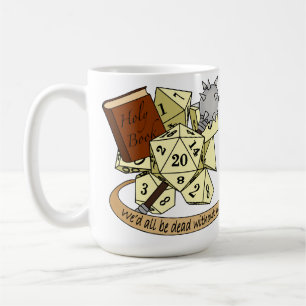 Taza De Café Diseño de dados de clérigo