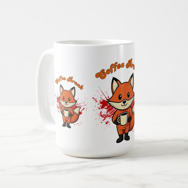 Taza De Café Diseño de Descanso de Café (Anverso izquierdo)